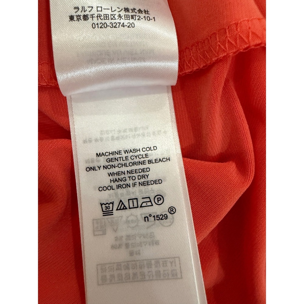Lauren Ralph Lauren‎ NWT Orange Pop Flutter Sleeve Faux Wrap Sheath Dress 6 NWT - Picture 5 of 6